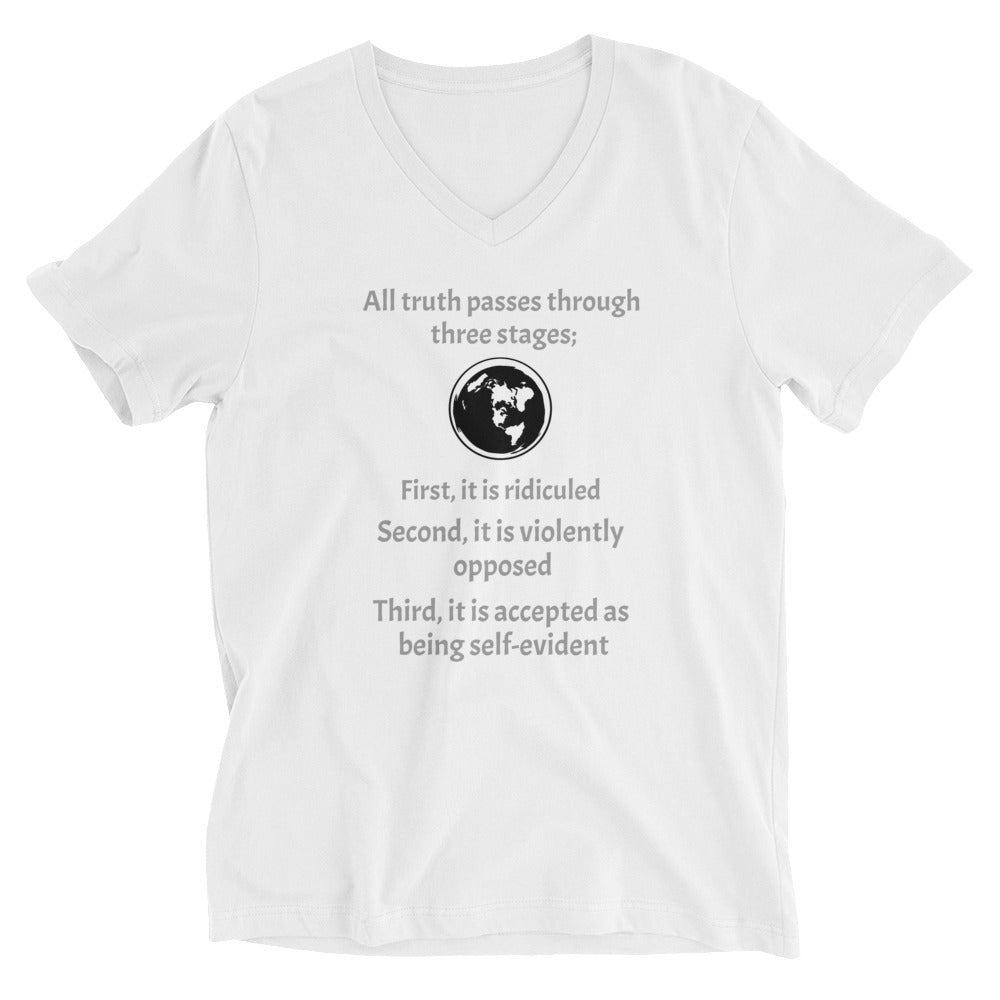 3 Stages of Truth V-Neck