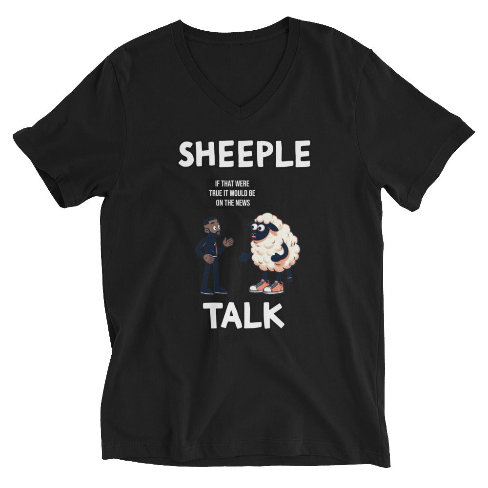 Sheeple Talk News - V-Neck